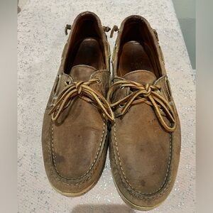 Brown Leather Boat Shoes